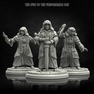 Yellow Cultists-the Cult of the Unspeakable One-Humanoid Human/28 32mm scale 3D printed miniature AD