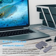 M.2 NVMe 2230 SSD Enclosure Hard Drive Box M Key Hard Disk Box for M2 2230 SSD h [countless.my]