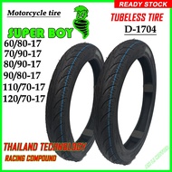 SUPER BOY MOTORCYCLE TUBELESS TIRE D-1704(DIAMOND)60/80-17, 70/90-14, 80/90-14, 70/90-16, 80/90-16, 