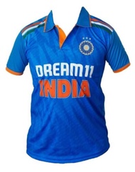India Team Cricket Jersey 2023 Indian shirt / Jersey IPL ODI T20 World Cup USA