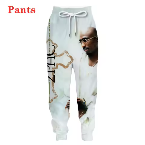 New 3D Print Causal Legend Rapper Tupac 2Pac Clothing Fashion Men Women Pants Plus Size S-7XL