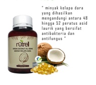 MINYAK KELAPA DARA - VIRGIN COCONUT OIL VCO - 120 SOFTGEL - Produk Hasil Penyelidikan UTM - Nutrell