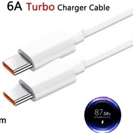 米手机数据线 PHONE Type C 6A Max 66W Turbo Charge Cable 66W/33W 6A Charging COMPATIBLE For Redmi 10T Pro ,