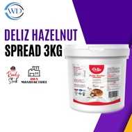 Deliz Spread Italian Hazelnut Chocolate/ Matcha Latte/ Belgian Chocolate 3KG