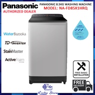 (Bulky) PANASONIC NA-FD85X1HRQ 8.5KG TOP LOAD WASHING MACHINE, 3 TICKS, FREE DELIVERY