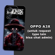 CC4 Flexible rubber softcase/ for oppo A3X/ one piece anime character Motif Oppo A3X Oppo A3X casing