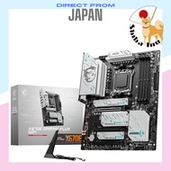 MSI X670E GAMING PLUS WIFI, ATX motherboard with large white-silver heatsink for AMD Ryzen 7000/9000