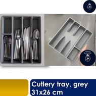 ikea Cutlery tray, grey /Drawer Cutlery Utensils Tray Store Organizer Drawer Kitchen Tools Drawer Divider Kitchen Storage Cabinet Plastic Drawers