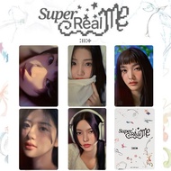 ILLIT Album SUPER ME REAL ME M2U POB PhotoCards Yunah Minju Moka Wonhee Iroha Photo Cards 5 Per Set
