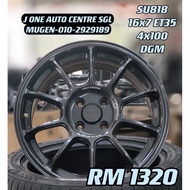 NEW RIM 16 INCH ZE40 FOR VIOS YARIS MYVI ALZA WIRA HONDA HATCHBACK CITY JAZZ