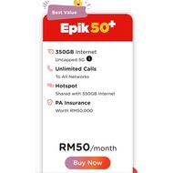 TUNETALK HALOTELCO Unlimited [NEW Plan Unlimited  ] [CVRG CELCOM PRPAID] [ self register / boleh daf