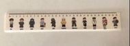 不同部隊的警察 紀念品 長間尺30cm police ruler