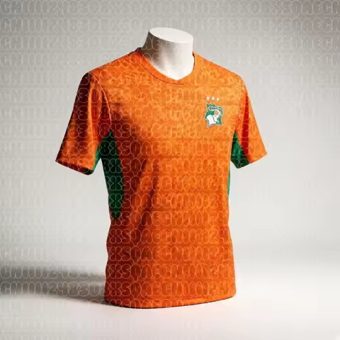 2026 Ivory Coast National Football Jersey Unisex Summer Kids Quick Dry Lightweight Sports T-shirt Fa