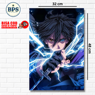 POSTER SASUKE UCHIHA- POSTER ANIME NARUTO - FOTO SASUKE UCHIHA - HIASAN DINDING - POSTER DINDING - H