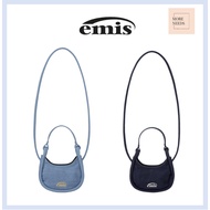 [EMIS] emis DENIM SMALL BAG- [LIGHT/DARK BLUE DENIM] 100% authentic  products