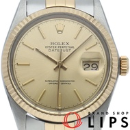 勞力士 Datejust 男士腕錶，古董款，Datejust 男士腕錶 16013(9)，附原廠錶盒、保固卡，K18YG/SS 錶殼，顏色錶盤，1986 年，成色極佳 [二手]