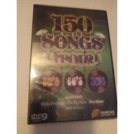 Vintage dvd karaoke 150 songs from 50's 60's 70's Elvis Presley The Beatles Bee Gees sealed