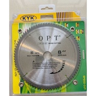 MATA Round saw blade KYK brand type OPT 8 inch (200 mm)