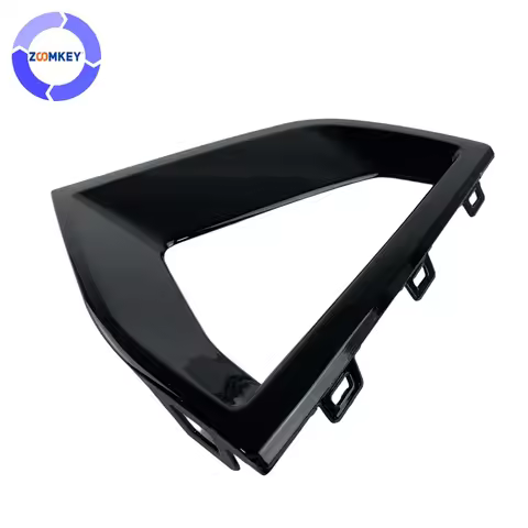 ZOOMKEY Fit FOR Black Front Bumper Vent Frame Fog Light Frame Trim Fit For BMW G30 5-Series 2021-23 
