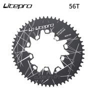 LP Litepro Oval Chainring BCD130/110MM Road Folding Bicycle Oval Chainring 52/54/56/58/60T BMX Chain