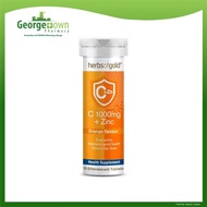 HERBS OF GOLD EFFERVESCENT C 1000MG + ZINC 10S