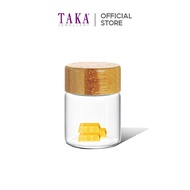 HE9 TAKA Jewellery 999 Pure Gold Petite Gold Coin / Gold Bar / Gold Bean in Glass Bottle