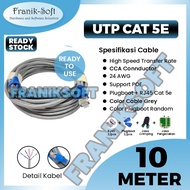 LAN Cable 10 M Cat5E 10 Meter UTP Cable 10 M + RJ45 + Plugboot Ethernet Cable