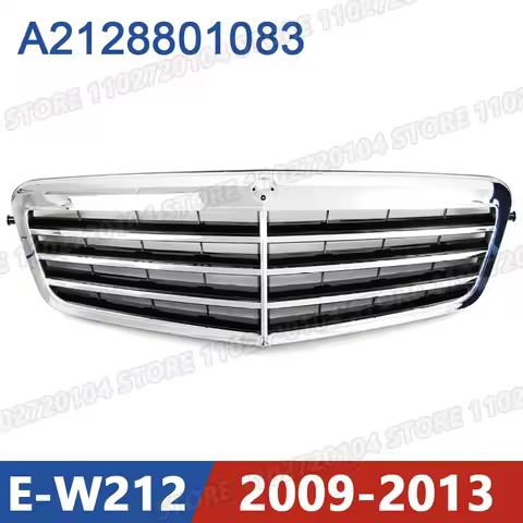 for W212 2009-2013 Mercedes Benz E200 E220 E250 E260 E300 E350 E400 E550 Bumper Radiator Grill A2128