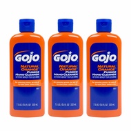 3 X GOJO NATURAL ORANGE Pumice Hand Cleaner - 7.5 fl oz X GOJO NATURAL ORANGE Pumice Hand Cleaner - 