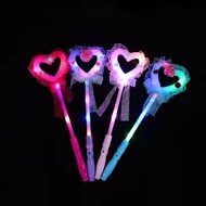 Glowing Concert Glowing Wand Glowing Toy Fairy Flashing Star Wand Props Magic Wand Headdress with Li