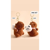 GANTUNGAN Capybara keychain Capybara keychain Bag keychain