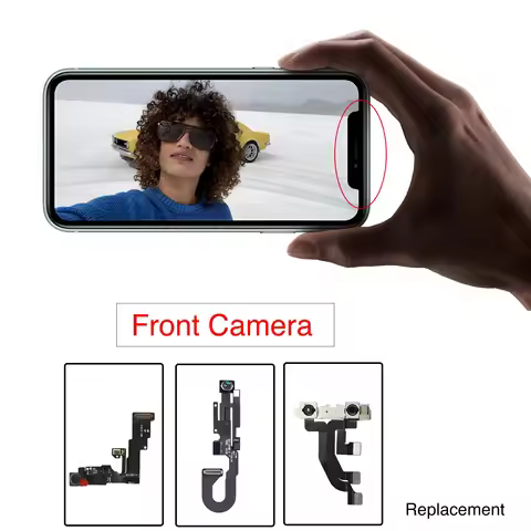 Front Camera With Proximity Sensor Flex Cable For iPhone 6 6P 6S 7 7P 8 Plus X XR XS Max Face Camera