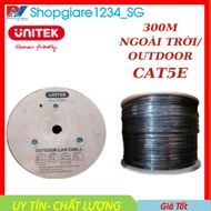 UTP Network Cable 305M CAT5E C18135GY UNITEK, Black, 4PPOE 100W, OUTDOOR, Super Quality, Genuine