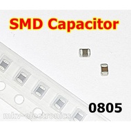 (100 Pieces) SMD Capacitor 0805 Size 1x2mm.