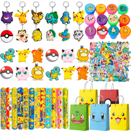 Pokemon Party Favors for Kids110pcs Pokemon Birthday Party Favors -Pikachu Goodie Bag Badges Sticker