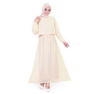 Long Dress Tangan Panjang Wanita Muslim Model terbaru - Jfashion Laras