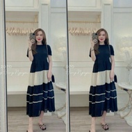 FREESIZE PARTY GIRLFRIEND DRESS UNDER 70KG COTTON SUMMER GIRLFRIEND DRESS