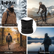 TUPABA Fleece-Lined Neck Gaiter, Thickened Warm Windproof Scarf, Fashionable Fleece-Lined Resilient 