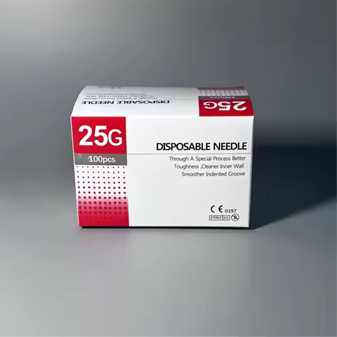 Tattoo 100pcs/box Disposable Needles 25G 13MM Stainless Steel Injection Needles