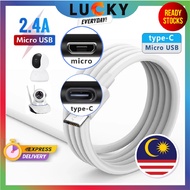 Type C/ Micro USB Android Charge Cable For IP Camera CCTV Huawei For Samsung 3M 5M 10M Long Android 