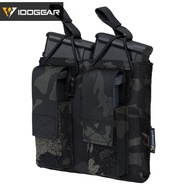 IDOGEAR Tactical Double Mag Pouch Open Top Quick Draw Mag Pouch For 9mm&556 3546