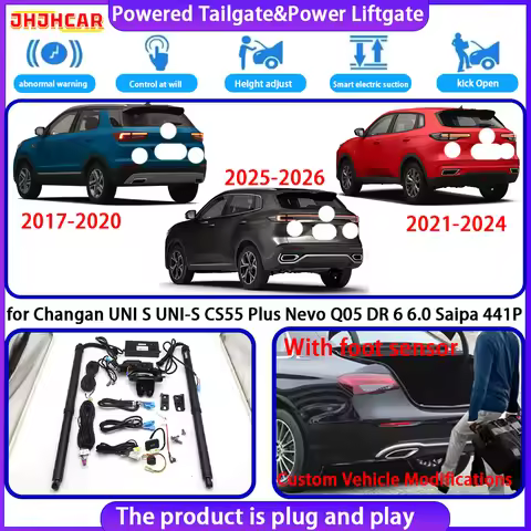 for Changan UNI S UNI-S CS55 Plus Nevo Q05 DR 6 6.0 Saipa 441P Smart Electric Powered Tailgate Power