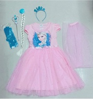 Frozen Dress With Cape For Kids