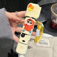 Protective Cases Cases case Crayon Shin-Chan dj pocket3 Camera Screen protective Cases Girls Lanyard
