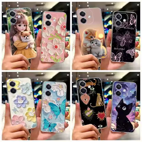 For For OPPO A3 4G CPH2669 Phone Cases Funda New design Pattern Shells for OPPO A40 A40M Soft TPU Ba
