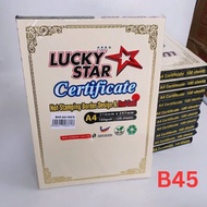 【1PACK=100 SHEET ! ! !】Lucky Star / Aplus A4 Certificate Paper 160GSM / Kertas Sijil (100S/1PACK)