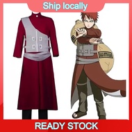 Anime Cosplay Sabaku No Gaara Costume Ninja Hokage Kasekage Coat Shirt