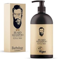 Barbology London 2-in-1 Beard and Face Shampoo for Men with Jojoba Oil, Argan Oil, and Avocado Oil, 