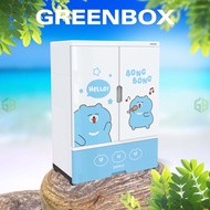 Tủ nhựa trẻ em 2 cánh Happy Kids SUNHOUSE KS-CA950B1