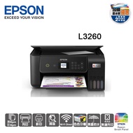 【EPSON】L3260 三合一Wi-Fi 彩色螢幕 連續供墨複合機（列印/影印/掃描/4x6滿版列印）_廠商直送